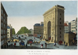 Vue de la Porte de Saint-Denis - in „Vues de Paris“
