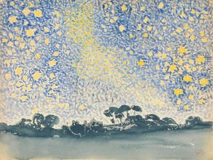 Landschaft mit Sternen, ca. 1905-08