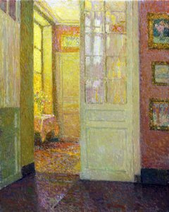 Innenraum. Fensterlicht von Henri Eugene Augustin Le Sidaner