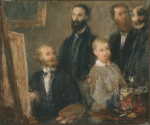 Manet in seinem Atelier