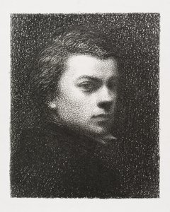 Porträt von Monsieur Fantin-Latour im Alter von siebzehn Jahren von Henri Fantin-Latour
