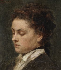 Studie zum Porträt von Victoria Dubourg, der Frau des Künstlers von Henri Fantin-Latour