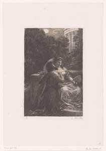 Dido und Aeneas im Mondlicht von Ignace Henri Jean Fantin Latour