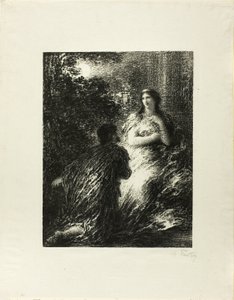 Duett der Trojaner, fünfte Platte von Ignace Henri Jean Fantin Latour