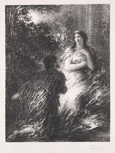Duo der Trojaner von Ignace Henri Jean Fantin Latour