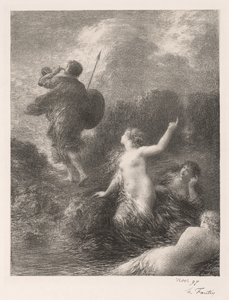Götterdämmerung: Siegfried und die Mädchen von Ignace Henri Jean Fantin Latour