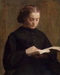 Porträt von Mademoiselle Marie Fantin-Latour, 1859