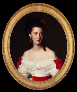 Porträt von Marguerite de Biron von Ignace Henri Jean Fantin Latour
