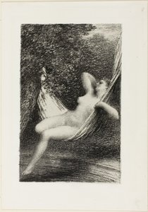 Sara die Badende von Ignace Henri Jean Fantin Latour