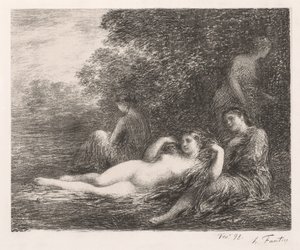Die Badenden von Ignace Henri Jean Fantin Latour