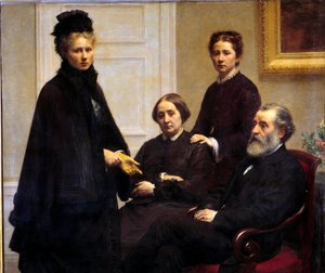 Die Familie Dubourg von Ignace Henri Jean Fantin Latour