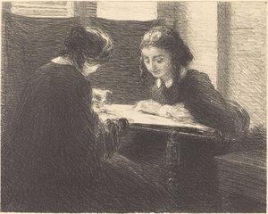 Die Stickerinnen von Ignace Henri Jean Fantin Latour