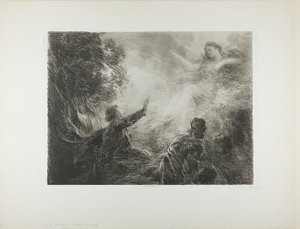 Die Fee der Alpen, erste Platte von Ignace Henri Jean Fantin Latour