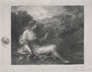 Die Jägerin von Ignace Henri Jean Fantin Latour