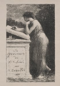 Die Lithographie von Ignace Henri Jean Fantin Latour
