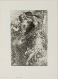 Das Rheingold: Szene I, Die Rheintöchter von Ignace Henri Jean Fantin Latour