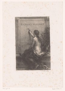 Titelblatt für: Richard Wagner, sa vie et ses œuvres von Ignace Henri Jean Fantin Latour