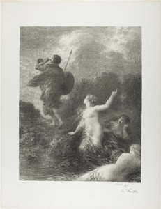 Götterdämmerung: Siegfried und die Rheintöchter von Ignace Henri Jean Fantin Latour