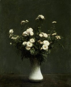Vase mit Chrysanthemen von Henri Fantin Latour