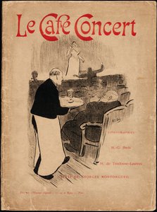 Portfolio-Cover für Le Café-Concert von Henri Gabriel Ibels
