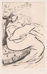 Sitzende Frau von Henri Gabriel Ibels