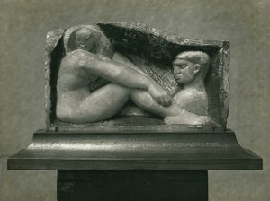 Odaliske (Mann und Frau) 1912-13 (Alabaster)