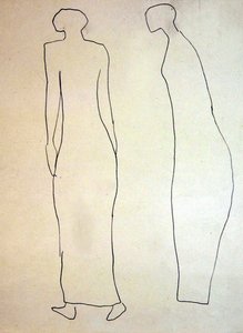 Silhouetten (Spaziergänger)