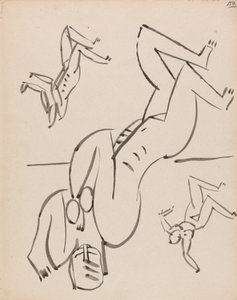 Drei Studien für eine weibliche Figur