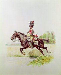 Soldat der kaiserlichen Garde zu Pferd, 1898 von Henri Georges Jacques Chartier