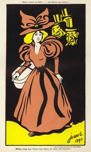 Mütter, bringt eure Töchter herein! Die Faune sind draußen! von Henri Gustave Jossot
