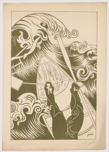 Die Welle (La vague) von Henri Gustave Jossot