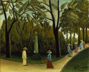 Das Denkmal für Chopin in den Luxemburger Gärten von Henri J.F. Rousseau