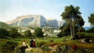 Capri von Henri Joseph Harpignies