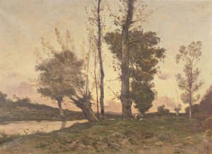 Landschaft mit einem Bach