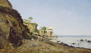 Meereslandschaft bei Sorrent, 1859