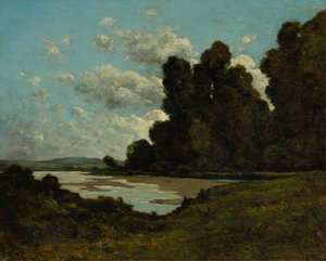 Der Fluss Loire bei Nevers