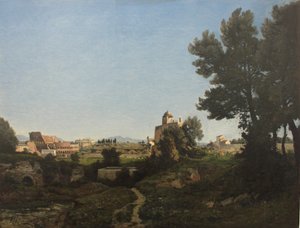Blick auf Rom vom Palatin-Hügel, 1865
