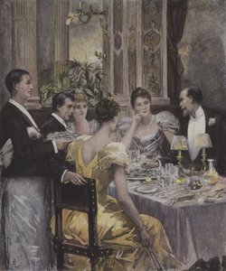 Ein Abendessen von Henri Lafon