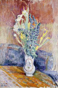 Blumenstrauß; Bouquet de Fleurs von Henri Lebasque