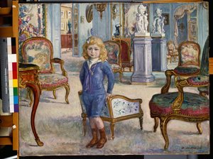 Paul de Camondo im Hotel de Camondo, 1910 von Henri Lebasque