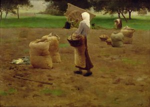Kartoffelernte von Henri Lerolle