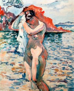 Ein Badender, 1906 von Henri Manguin