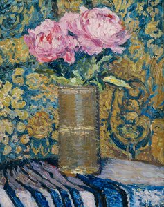 Blumenstrauß aus Pfingstrosen von Henri Martin