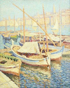Hafen von Marseille von Henri Martin