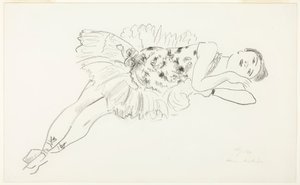 Liegender Tänzer, aus Zehn Tänzer von Henri Matisse
