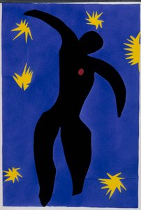 Der Fall des Ikarus. Aus „Jazz“. Tafel VIII. S. 55 von Henri Matisse