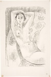 Weibliches Modell, sitzend in einem Lehnstuhl von Henri Matisse