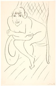 Nackte Frau im Schaukelstuhl von Henri Matisse