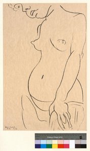 Akt mit abgeschnittenem Gesicht von Henri Matisse