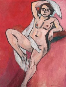 Akt mit weißem Schal von Henri Matisse